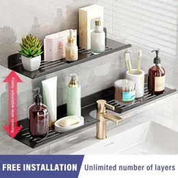 Kitchen Storage Bathroom Toiletries Shelf Shower Soap Holder Sink Quick And Gadget Rack Drain Dryi T1w2