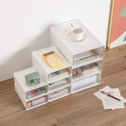 Organizer Drawers Desk Document Storage Sundries Holder Stationery Stackable Desktop Cosmetic Box Office Cabinet Home Practical