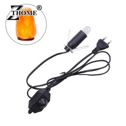 1.5m Power Cord Cable with Dimmer ON OFF Switch Metal Clip E14 E12 Base Hanglamp Holder Socket Plug Cord for Salt Rock Lava Lamp