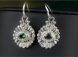 Stud Rushed Arrival Brinco Jewellery Earrings 925 Antique Thai Crystal Women039s Stone Handmade Inlaid Ornaments 2210221580388