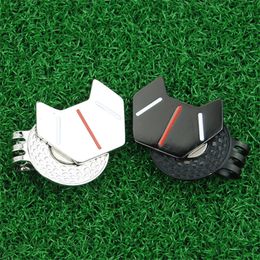1Pc Magnetic Golf Balls Marker Set with Painted Metal Hat Clip Outdoor Swing Training Accessories Gifts for Golfer 30x23.7mm
