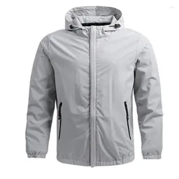 Women's Jackets 2024 Men's Disc Badge Embroidered Spring And Autumn Sports Jacket Windproof Waterproof Hooded