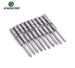 KNOKOO 10pcs lot 4 40 2 0 0 Screwdriver Drill Bit 40MM Screw Driver Bits H4 Shank Magnetic Phillips Shaped Driver Bits203M1594976