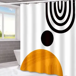 Shower Curtains Exquisite Craft Geometric Curtain - Waterproof And Quick-drying Good Hand Feeling Bathroom