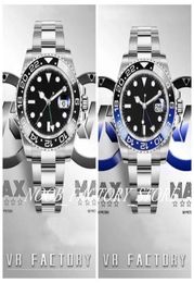 VRF Factory s Watch of Men 40MM Super 904L Steel Christmas Gift Automatic Cal 3186 Movement Black Blue Ceramic Bezel Super Lu2938387
