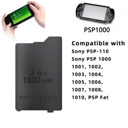 3.6V Lithium Rechargeable Battery Pack 1800mAh For Sony PSP1000 PSP 1000 PSP-110 Electronic Portable Console Gamepad Battery
