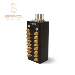 Amplifiers Hisingwell 8channel Signal Amplifier Antenna Distribution System Audio Frequency Divider for Recording Interviews, Wireless Mic