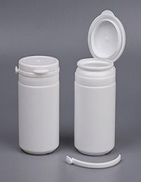 20pcs lot snap secure easypulling lid bottle 80ml white candy plastic pill plastic containers8810728