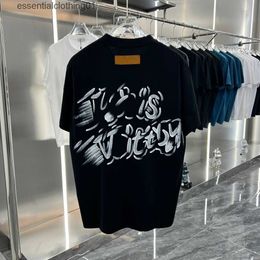 Men's T-Shirts T shirt Limited edition designer t shirt mens womens Style Chest Letters Fashion Sportwear lovers summer shirts European and American sizes C240413