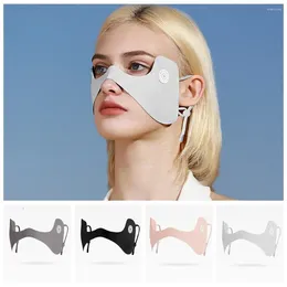 Scarves Sunscreen Face Scarf Silk Mask Thin Summer Eye Patches Veil UV Protection Cover Cycling