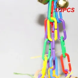 Other Bird Supplies 1/3PCS Toys Hanging 34x7cm Natural Material Creative Non-toxic Birds Cage Parrot Chewing Toy Funny