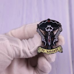 Horror Movie Themed Badge Retro Gothic Lapel Pin Clothes Hat Backpack Decorate Accessories Collar Jewellery Halloween Gift