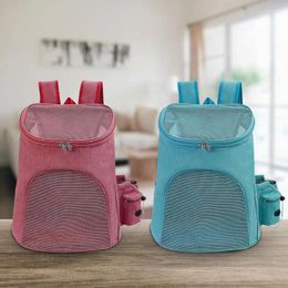 Cat Carriers Backpack FoldablePet Dog Carrier Travel Bag With Pockets Pet Airline Approved Safety And Soft Cushion Back