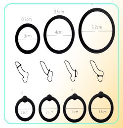 34 pcs Penis Rings Cock Sleeve Delay Ejaculation Silicone Beaded Time Lasting Erection Sexy Toys for Men Adult Games6771114