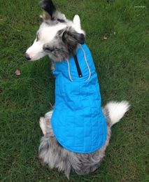 Dog Apparel Reversible Jacket For Padded Garment Quilted Coat Reflective Water-proof Clothes Small Medium Large Winter Outdoor