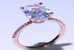 Size 510 Stunning Luxury Jewellery 925 Sterling Silver Dove Egg Oval Cut White Topaz CZ Diamond Eternity Wedding Ring Engagement Bn1936037