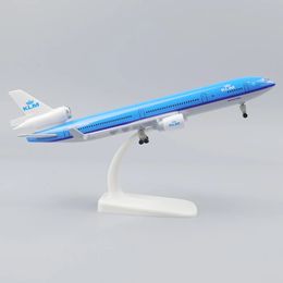 Metal Aeroplane Model 20cm 1 400 Holland Mcdonnell Douglas Metal Replica Alloy Material With Landing Gear Collectible Toy Gift 240328