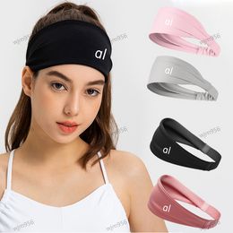 A10 LL Yoga Stirnband -Tops mit hoher Elastizitätsschweiß -Docht -Anti -Band -Frauenhaar -Fitness atmungsaktiv und Yoga Socken Pilates Pilates Professional Sport Anti Slip