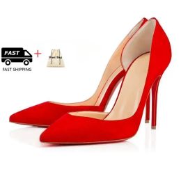 Woman Designer Heel Redbottoms Dress Shoes Red Bottoms Kitten High Heels Platform Black White Sliver Gold Nude Slingback Round Pointed Toes Pumps S s 89