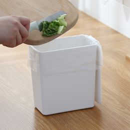 Office Wastebasket Living Room Bathroom Trash Organizer Desktop Garbage Container Plastic Mini Can Paper for Home Kitchen Bins