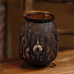 Candle Holders Nordic Style Holder Wedding Decoration Dining Table Metal Living Room Portavelas Decorative Items WZ50CH