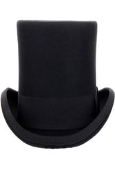 135cm high 100 Wool Top Hat Satin Lined President Party Men039s Felt Derby Black Hat Women Men Fedoras60241968092143