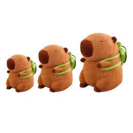 Plush Capybara Doll Realistic Comfortable Cute Capybara Stuffed Animal Capybara Stuffed Toy for Gifts Children Family Adults