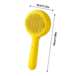 Cat Grooming Brush Dematting Comb Tool For Pet Hair Handheld Pet Brush Tool Dog Deshedding Brush For Large And Medium Breeds