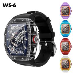 Watches WS6 Smart Watch 1.86Inch FullTouch Screen Fitness Tracker IP68 Waterproof Bluetooth Call AI Voice Sports Smartwatch Men Women