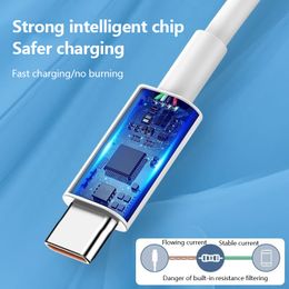 120W 10A USB Type C USB Cable Super Fast Charing Line Quick Charge USB C Cables Data Cord 1/1.5/2M