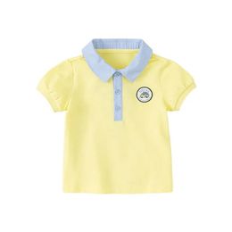 Polos S Dave Bella Summer Boys Shirts Short Sleeve Lapel Cotton Tops T-Shirts Kids Active Children Clothes Db1479 231122 Drop Delivery Dheix