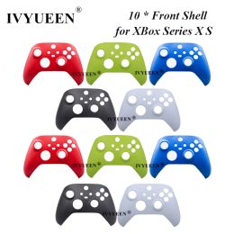 Cases IVYUEEN 10 PCS for Xbox Series X S Core Controller Replacement Housing Shell Front Top Case Faceplate Cover Shock Electric Volt