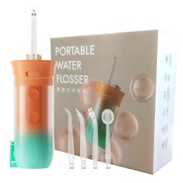 Irrigators Water Flossers Oral Irrigator Portable Dental Water Flosser USB Rechargeable Water Jet Floss Tooth Pick 4 Jet Tip 200ML