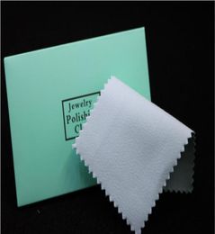 100pcs silver polish cleaning polishing cloth with package silver cleaning cloth wiping cloth of silver jewelry suede maintenance5270224