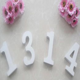 Party Decoration 10x White Unfinished Wood Number Own Unique Crafts And Home Decor Supplies Blank Wooden