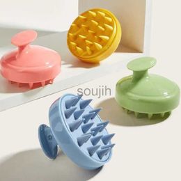 Bath Tools Accessories Scalp Massage Brush Wet And Dry Head Cleaning Adult Baby Soft Household Bath Silicone Combs Hair Care Styling Tools Accessories 240413