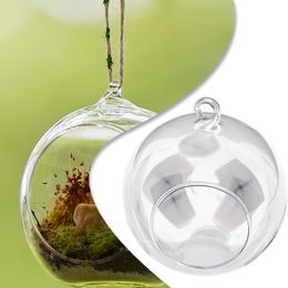 Brand New Hot Sale Garden Home Glass Ball Hanging Vase Container Succulent Tabletop Candles Wedding Decoration
