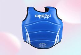 Chest Guard Boxing Kickboxing Body Vest Protector Martial Arts WTF Reversible Rib Shield Taekwondo Target Training Uniform5993638