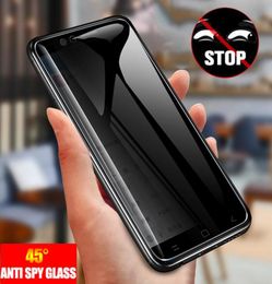 Anti Spy Tempered Glass Protectors For Samsung Galaxy Note 20 S21 Ultra S20 Note 10 Plus A51 A71 Full Privacy Protection Screen Pr9199465