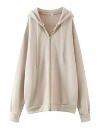 Streetwear Hoodies Girls 2021 Fashion Spring Casual Fleece Outfits Hooded Female Boyfriend Cute Sweet Women Chic Outwear Tops Wome1853126