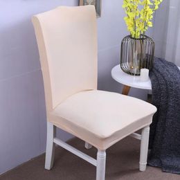 Chair Covers Home Half Cover 130g Comfortable Stretch Milk Silk Solid Colour