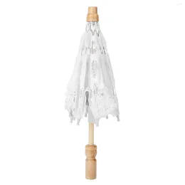 Decorative Flowers Handmade Umbrella Silk Cloth Material Unique Lace Flower Comfortable Elegance Livingroom For Home