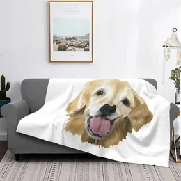 Blankets Golden Retriever Air Conditioning Blanket Soft Throw Goldenretriever Dog Puppy Puppydog Boxer Adorable Trending