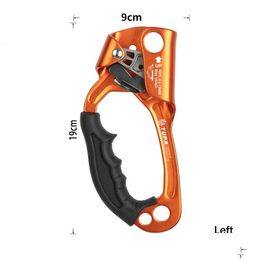 Cords Slings and Webbing utomhus Rock Climbing SRT Professional Hand Ascender Device Mountaineer Handtag från vänster höger repverktyg Drop Del Otaf6