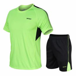 Sets Adult Kids Running Clothes Sets Children Football Training Uniforms Men Soccer Jersey Short Sleeve Kits Tracksuit 4XS5XL