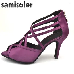 Dance Shoes Samisoler Selling Women Professional Dancing Ballroom Ladies Latin Heeled 5-10CM