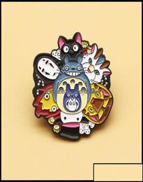 Pins Brooches Pinsbrooches Jewellery Cute Character Collection Enamel Pin Faceless Male My Neighbour Totoro Mix Badge Child Brooch Lo9865399
