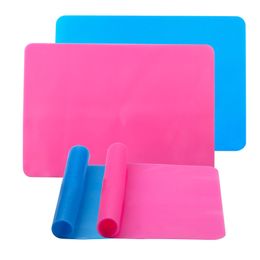 1PCS Safe Silicone Workbenches epoxy resin molds Accessories for epoxy Jewelry Making Supplies blue&rose color Silicone Mat Pad
