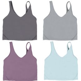 Womens tank top designer tanktop lemon tanks Women Crop Top Fitness Female Underwear Yoga Clothes Girls Sportswear Woman Bodice Sports Bras tank tops for women