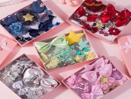 10 Pcsset Baby Headdress Set Girl Headband Baby Supplies Bow Knot Hairpin Hair Accessories Hair Rope Headwear Hair Clip Crown M968233364